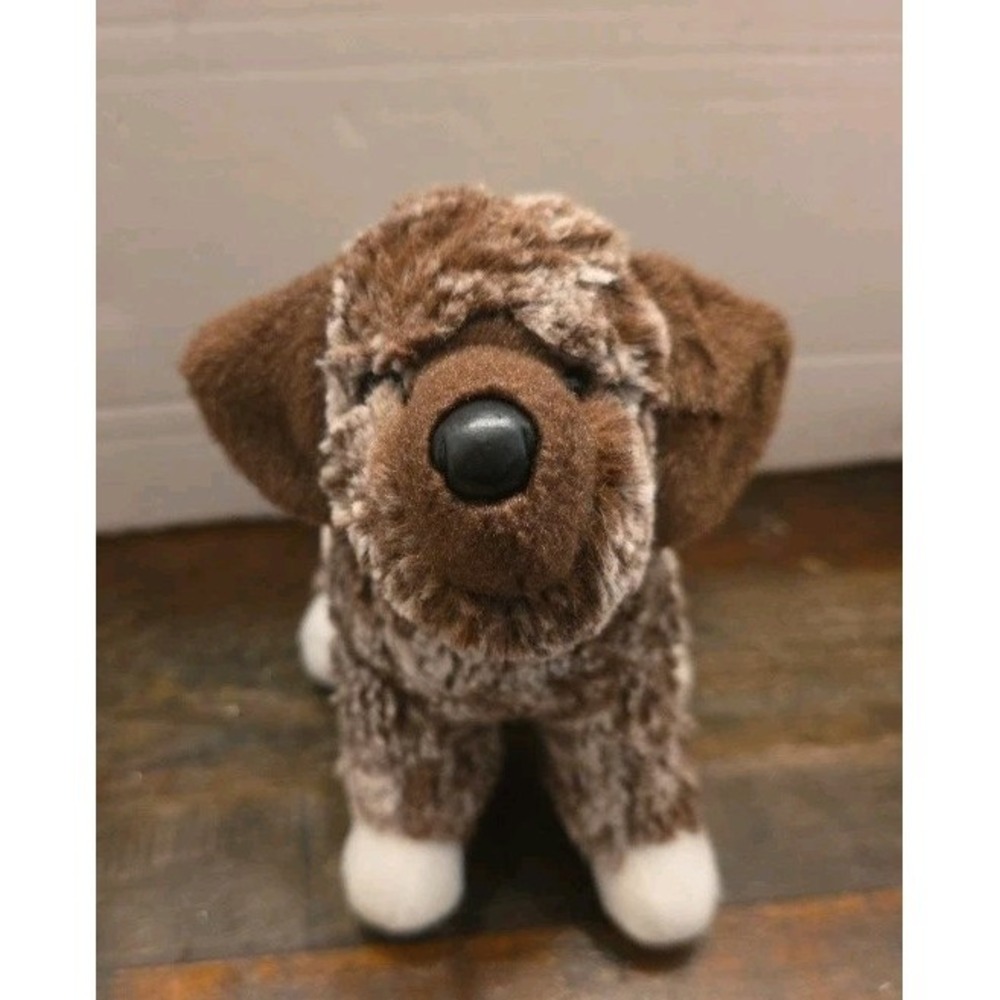 Douglas Cuddle Toys Plush 8" Spud Mutt Brown Puppy Dog